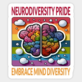 Neurodiversity Pride: Mind Body Balance Sticker